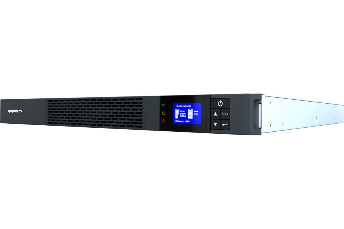 Источник бесперебойного питания Ippon Smart Winner II 1150 1U 770Вт 1150ВА черный 1384149