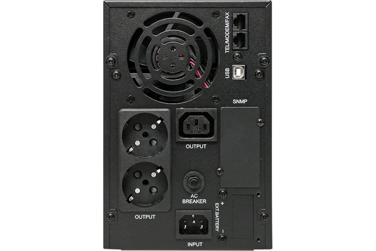 Линейно-интерактивный источник бесперебойного питания EKF E-Power PSW 600 2000 ВА PROxima, напольный, c АКБ 3x12В_9 Ач PSW-620TB
