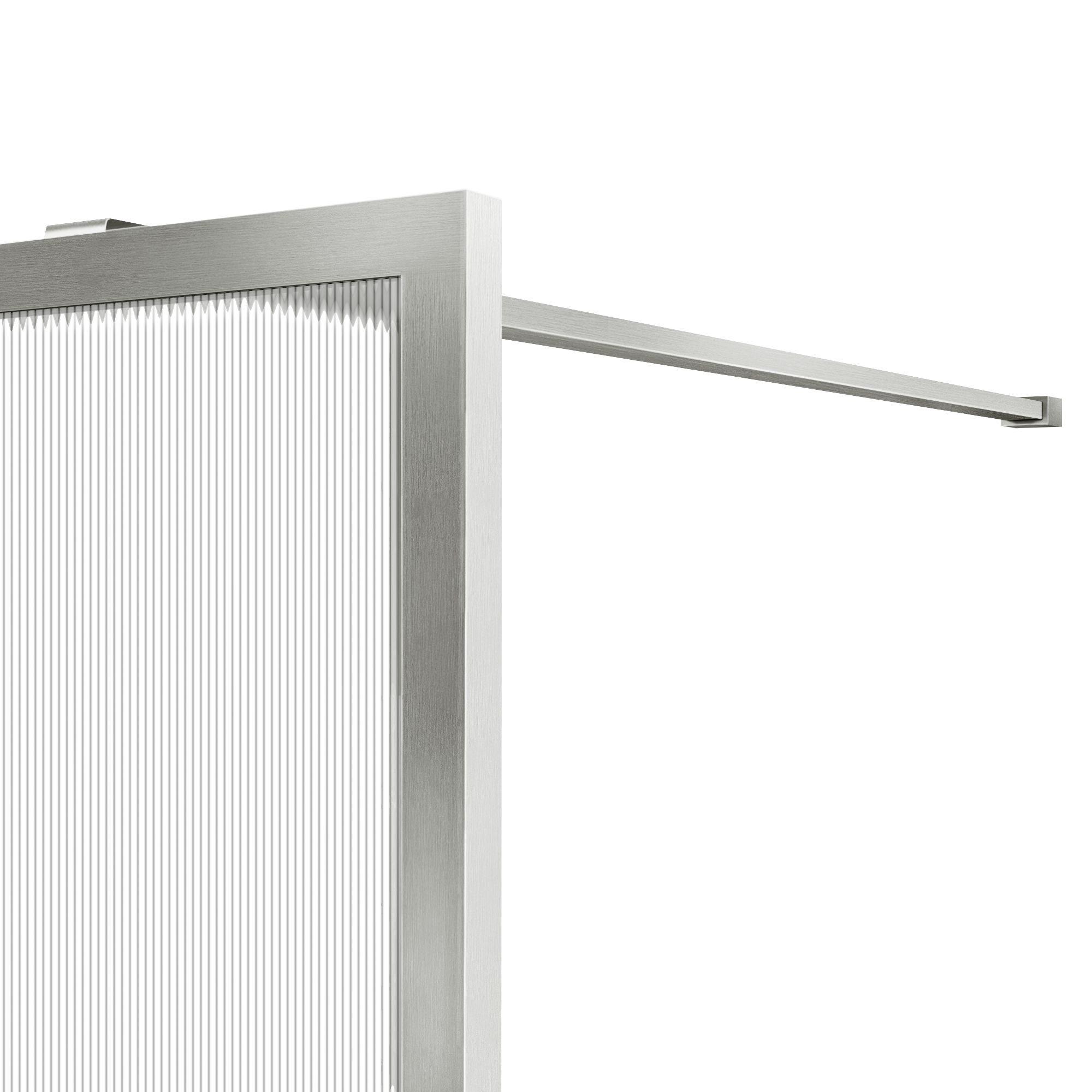 Душевая перегородка Vincea Волк-Ин (Walk-In) VSW-1HP120FLBN 120x200 брашированный никель, рифленое