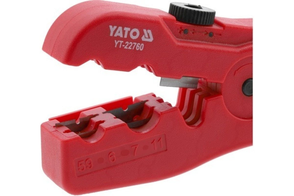 Съемник изоляции Yato 125мм RG59, RG6, RG7, RG11с режущими элементами YT-22760