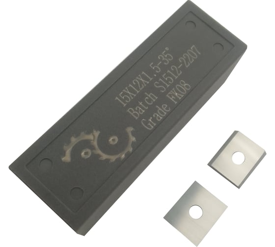 Нож сменный твердосплавный FHONK 15x12x1.5 HW 35º Z=2 (упаковка 10шт) 151215FK08-10