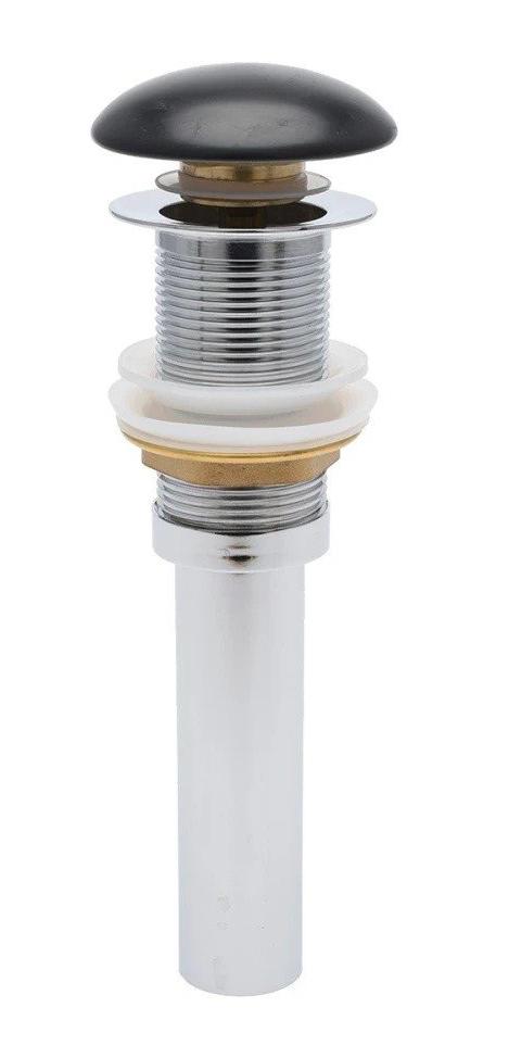 Донный клапан AQUAme AQM7002-0MB без перелива, черный матовый