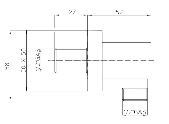 Шланговое подключение Bossini V00240.030 хром