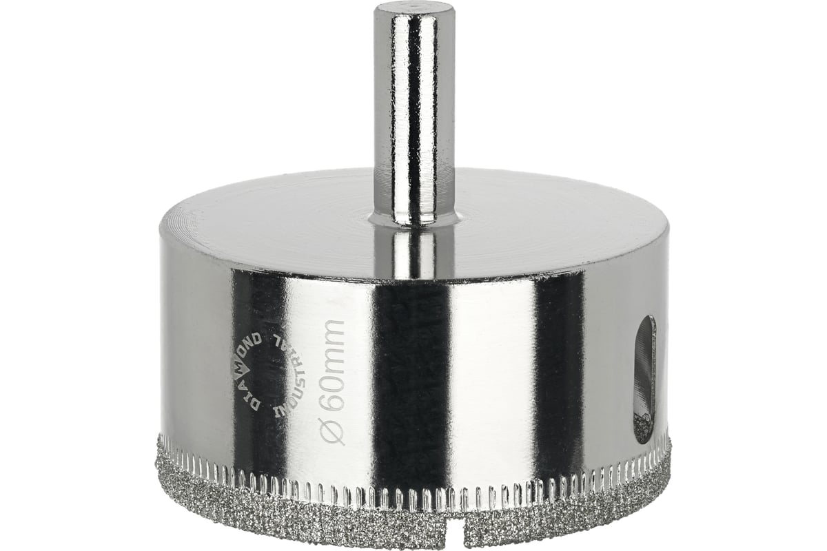 Коронка алмазная по керамике, плитке и стеклу 60 мм Diamond Industrial DIDCBC060