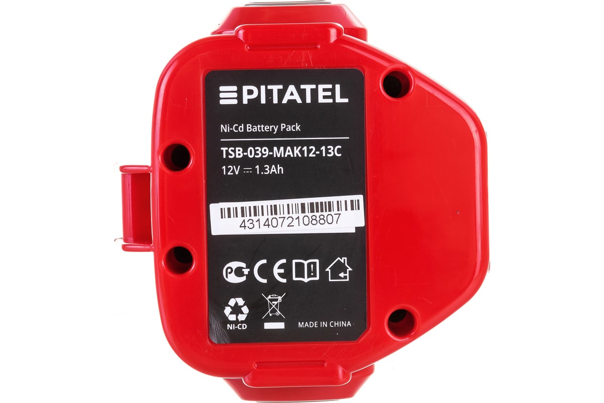 Аккумуляторная батарея для MAKITA (1.3 Ач, 12 В, Ni-Cd) Pitatel TSB-039-MAK12-13C