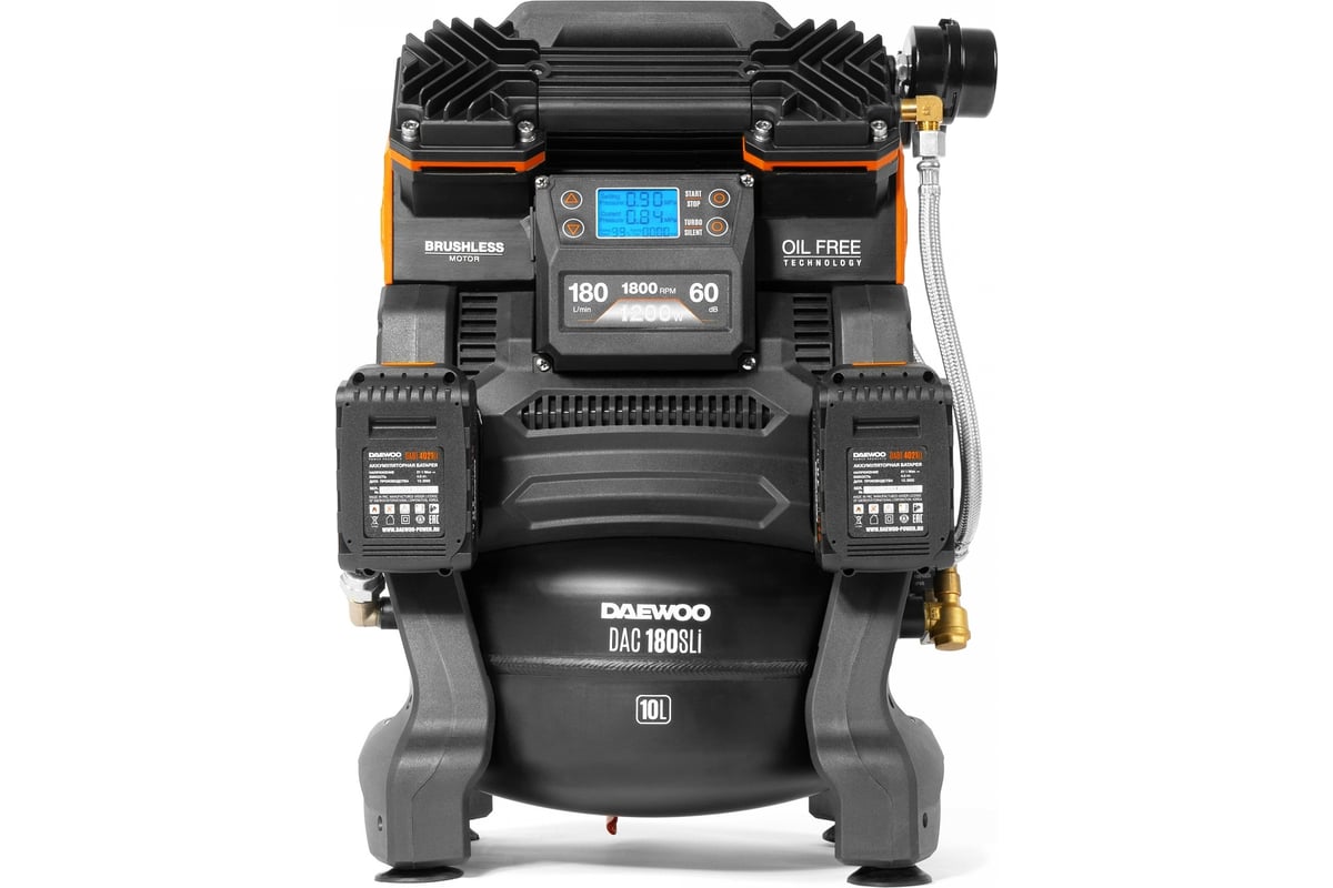 Аккумуляторный компрессор Daewoo 42в/220в DAC 180S Li SET