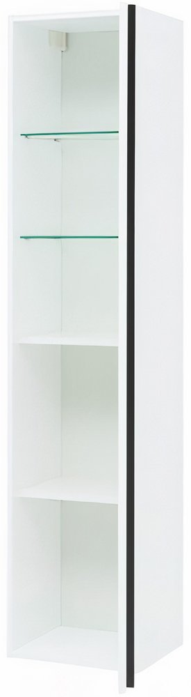 Шкаф-пенал Aquanet Lino 35 см белый матовый