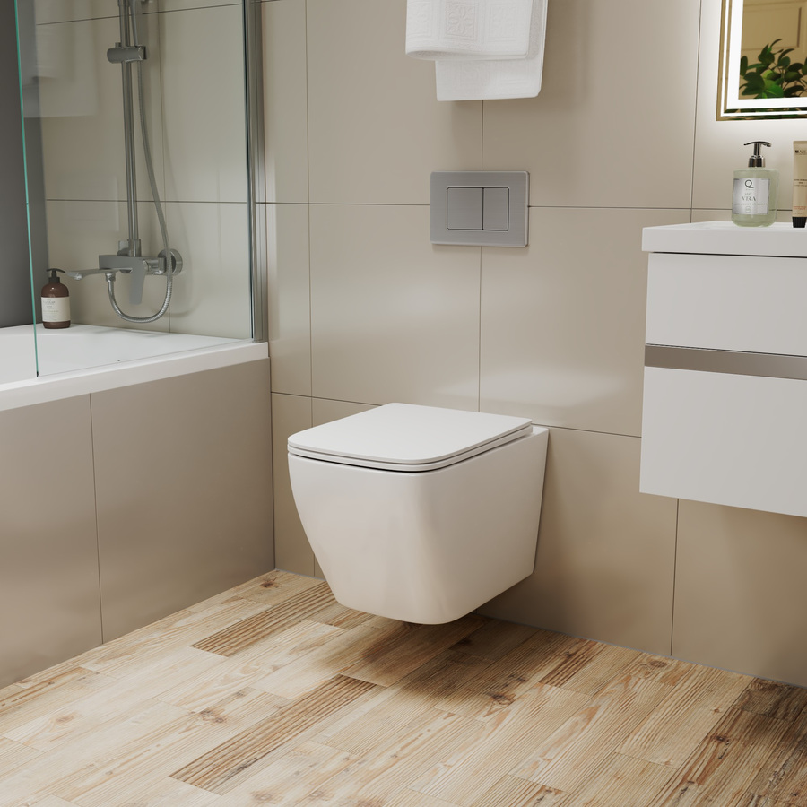 Подвесной унитаз Grossman Thin Rim GR-5603S с микролифтом, белый Подвесной унитаз Grossman Thin Rim GR-5603S с микролифтом, белый