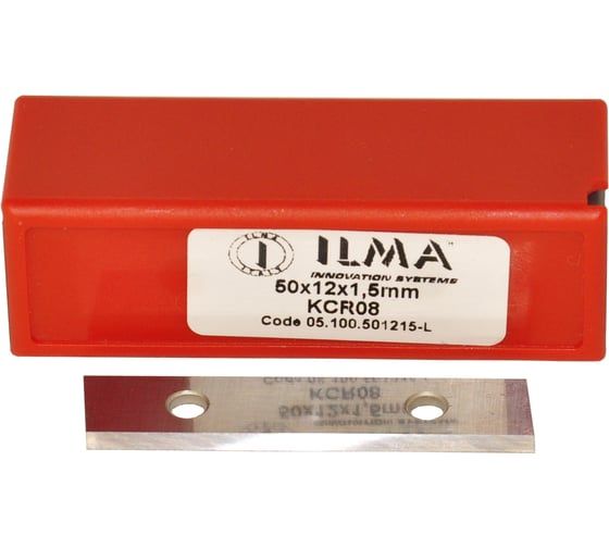 Нож сменный твердосплавный ILMA 50x12x1,5 со скосом RH, 35º, Z=4 UMG04 (упаковка 10шт) 05.100.501215-I.Z4-10
