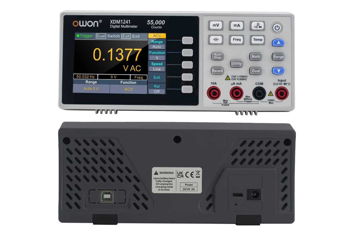 Настольный мультиметр OWON XDM1241 OW307
