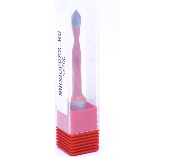 Сверло присадочное сквозное усиленное KJ2-V80201L (5х70 мм; хв-к 10 мм; левое вращение) МНОГОФРЕЗ 6623