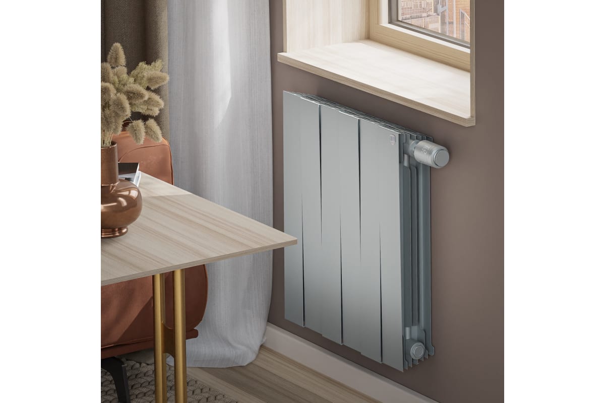 Радиатор Royal Thermo PianoForte 500 /Silver Satin - 6 секц. VDR НС-1338436