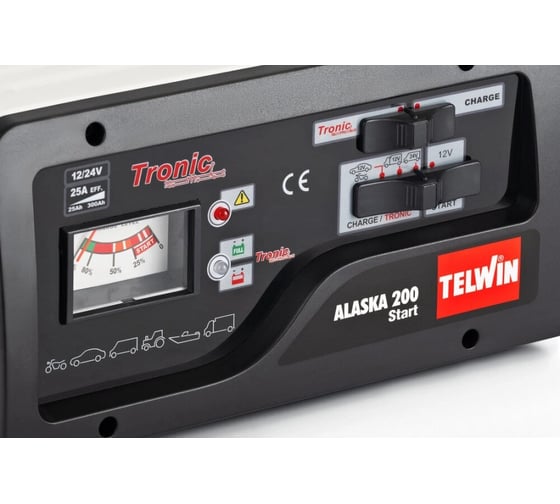 Пуско-зарядное устройство (230 V, 12-24 V) Telwin ALASKA 200 START 807577