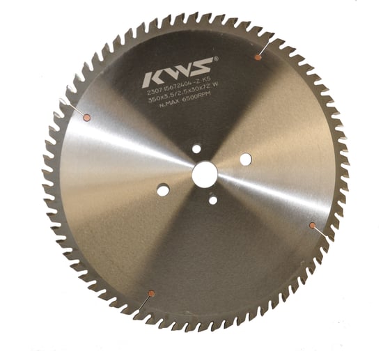 Диск пильный KWS 350х30х3.5х72T W K5 01050-3503035072W