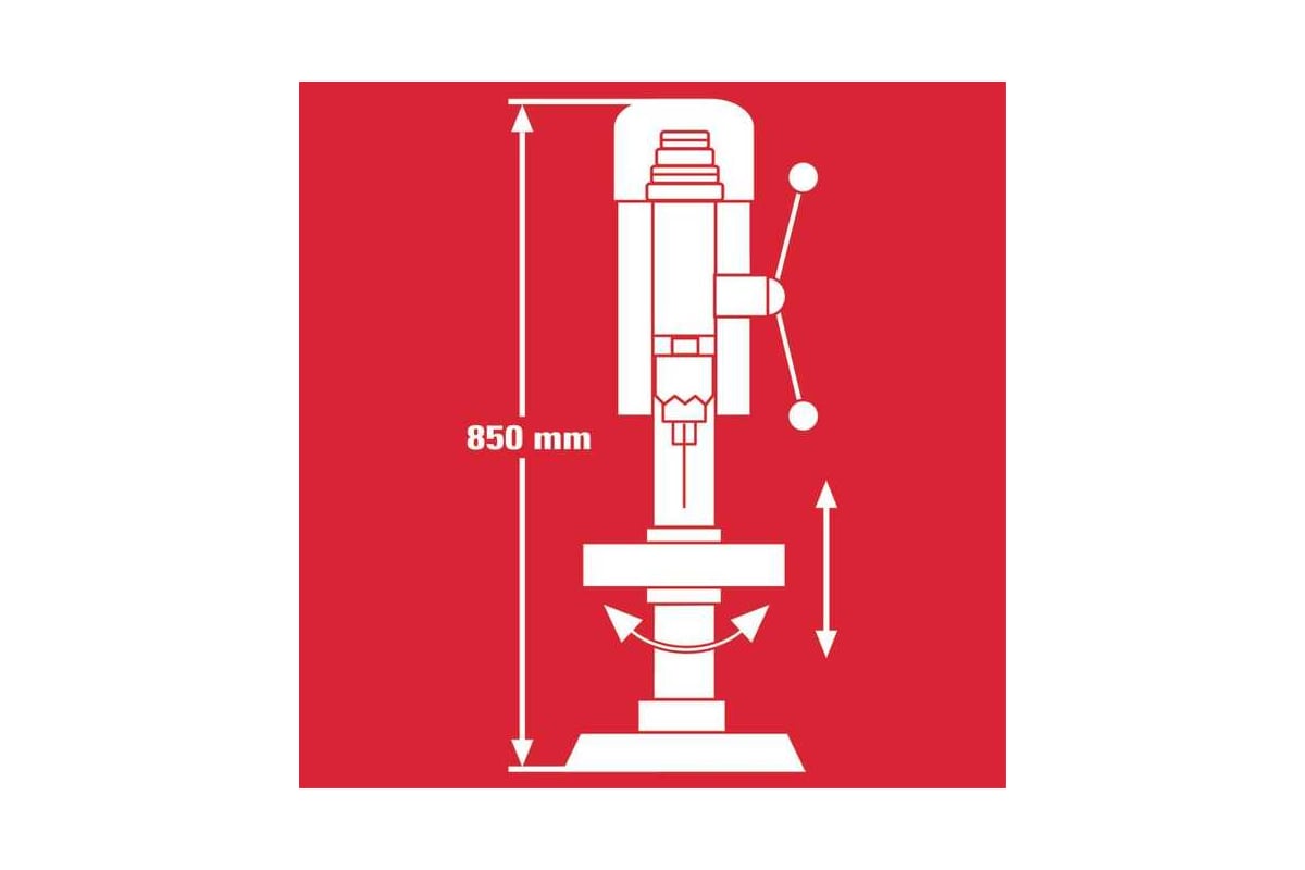 Станок сверлильный Einhell TC-BD 630/1 630 Вт, 250-2400/мин, патрон 16 мм, МК2 4520597