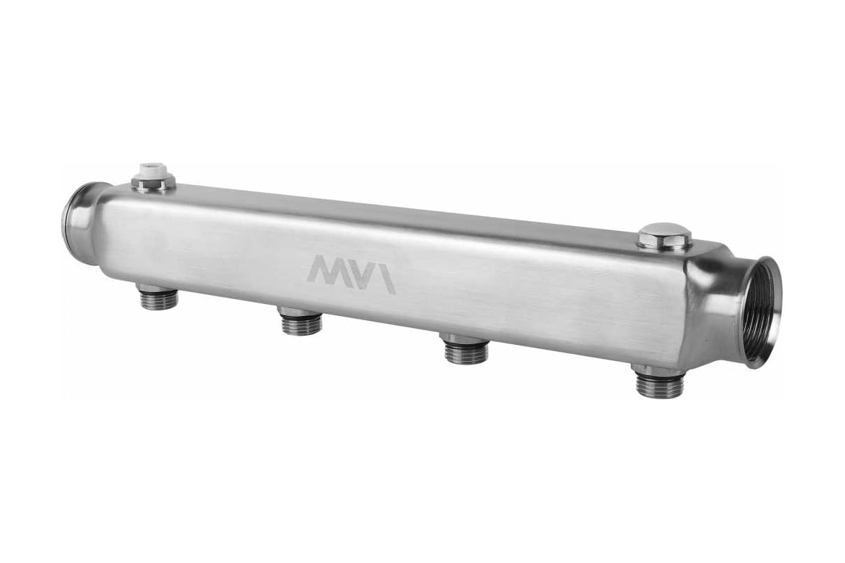 Коллектор MVI из нержавеющей стали, м\ц 100мм, 1 1/4"x1/2", 4 выхода (пара) ML.404.07