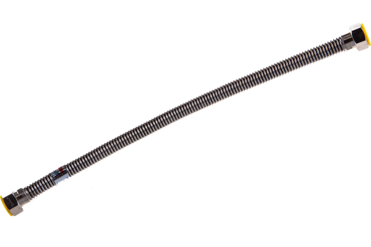 Подводка для газа СТМ ГАЗ сильфонная, 3/4", гайка-гайка, 50 см CGHF3405