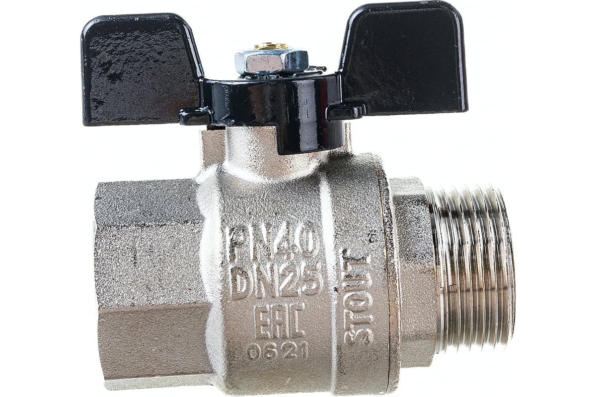 Шаровой полнопроходной кран STOUT ВН 1 SVB-0004-000025 RG008Q0BRMBK1H