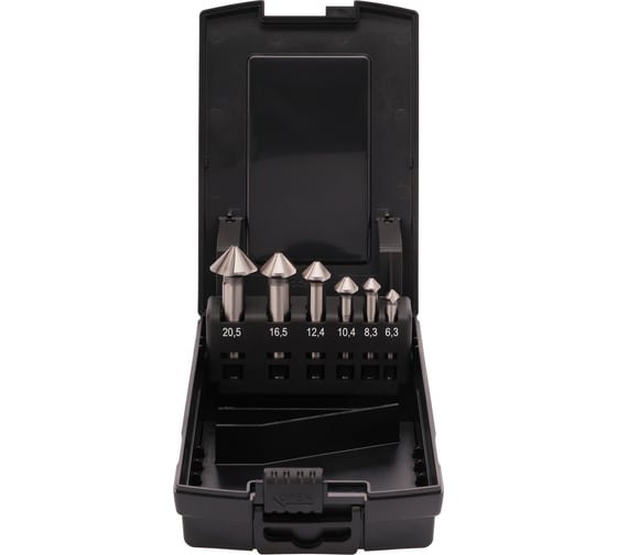 Набор зенковок UltimateCut 4s 90 градусов, 6.3-20.5 мм, 4z, HSS-G, 6 шт RUKO 102890RO