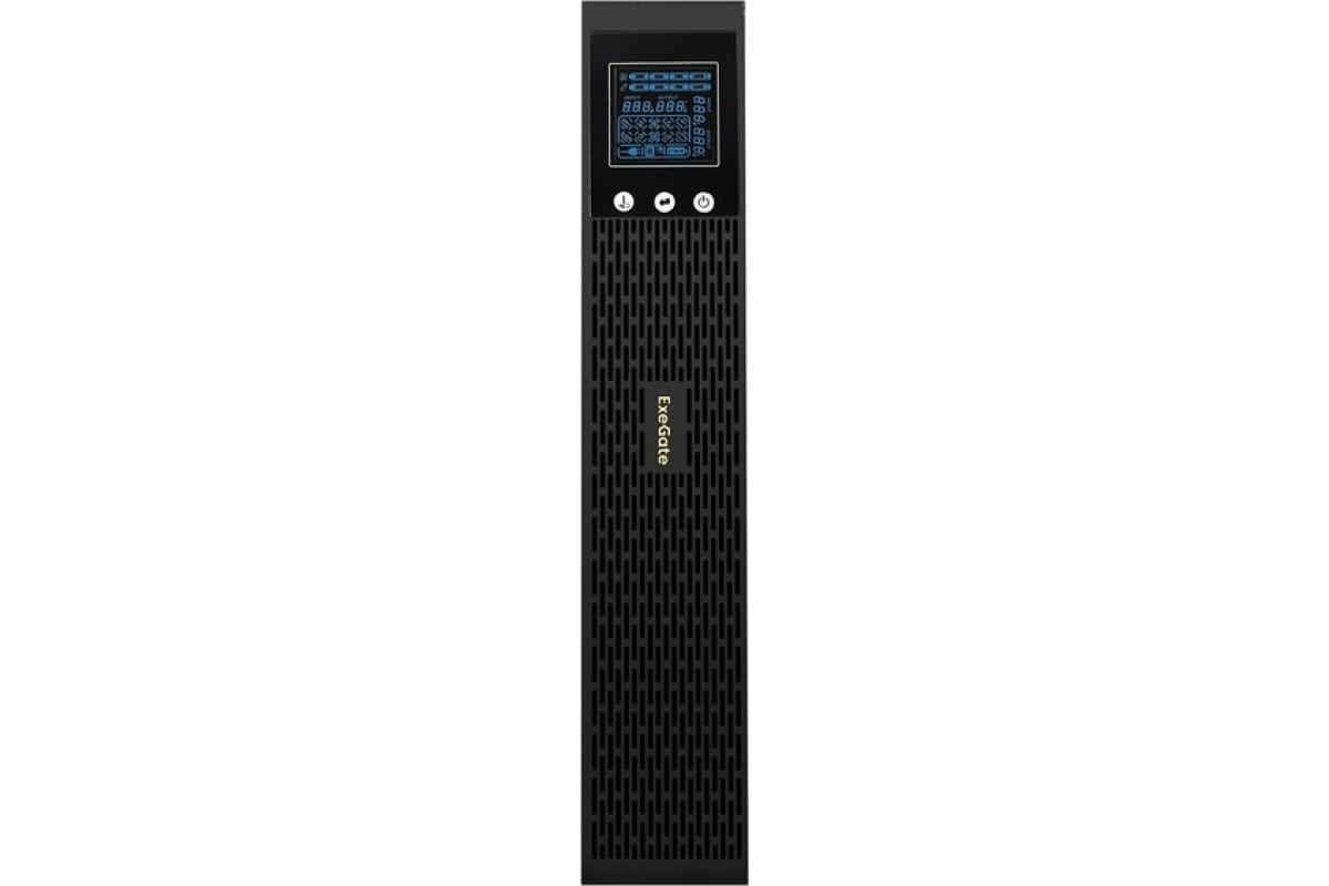 Источник бесперебойного питания Exegate Pure Sine Wave SinePower UHB-1000.LCD.AVR.1SH.4C13.RJ.USB.2U 1000VA 800W, LCD, AVR, 1*Schuko+4*C13, RJ45 11, USB, Rackmount 2U Tower, металлический к 293051