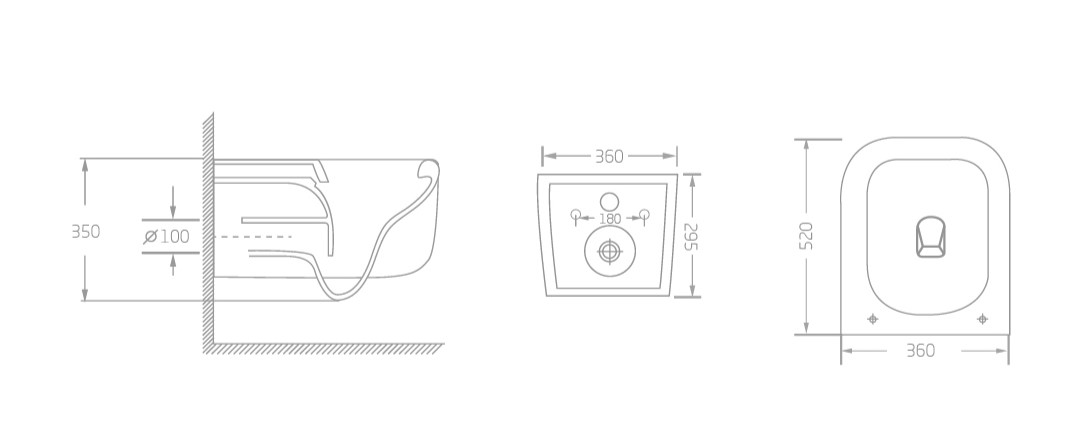 Подвесной унитаз Vincea Tornado Capri VT1-63T белый
