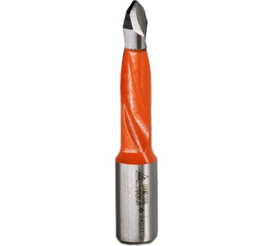 Сверло сквозное 8х57 мм, хв-к 10 мм, L Deltatools 06-0081