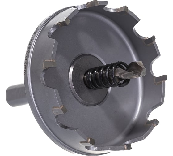 Коронка по металлу HM (57х12 мм; хвостовик 10 мм; комплект) D.BOR HS-HM-12-057-T