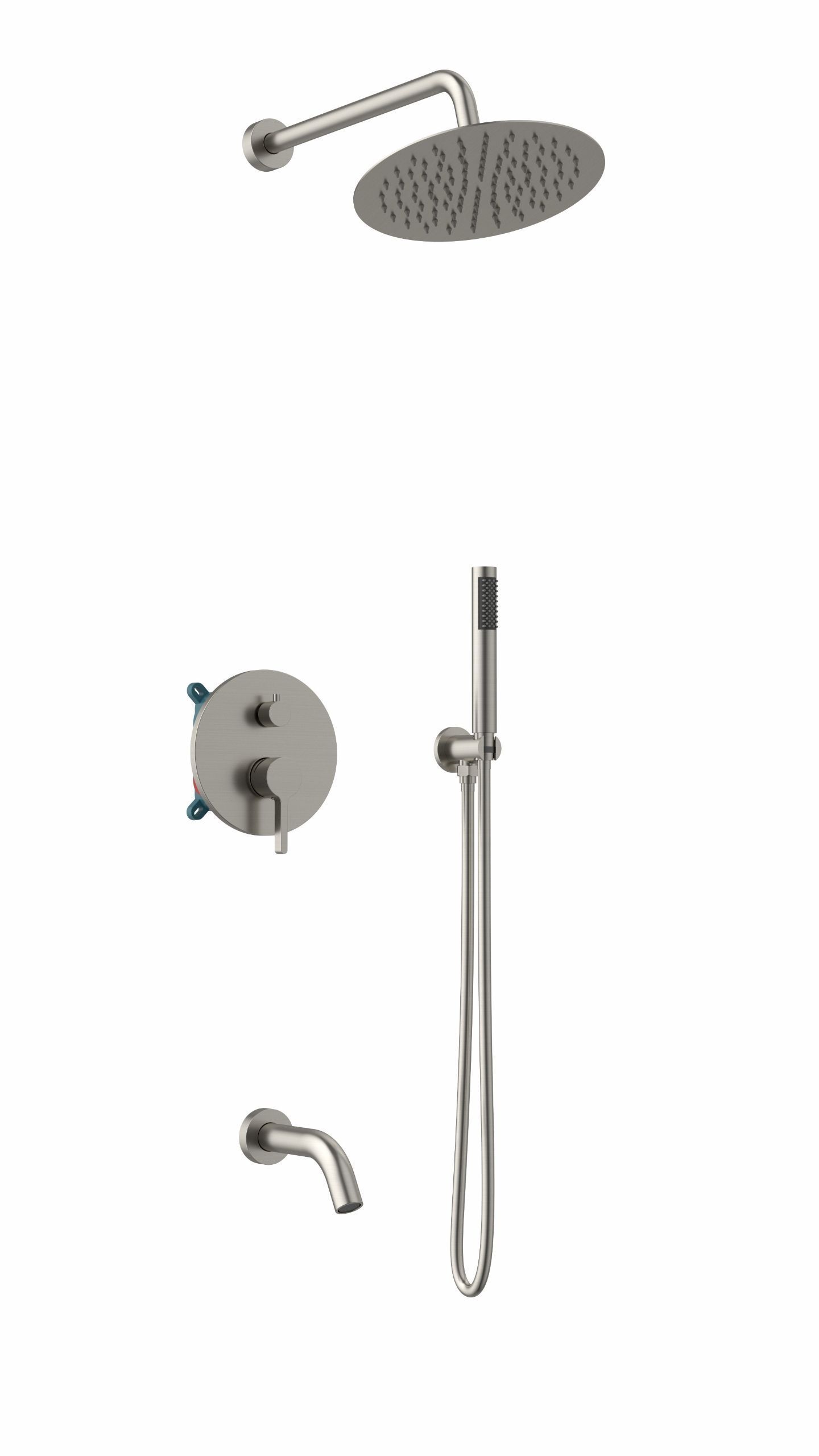 Душевой набор Vincea Villa VSFW-1VL3BN трехрежимный, брашированный никель Душевой набор Vincea Villa VSFW-1VL3BN трехрежимный, брашированный никель