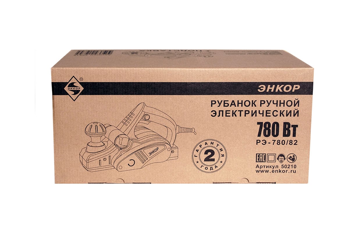 Рубанок Энкор РЭ-780/82 + подставка 1/4 50210