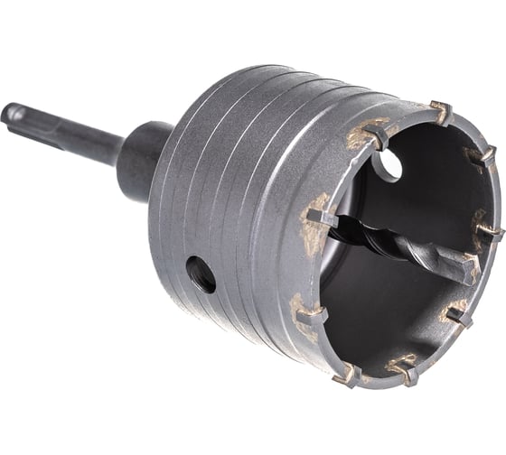 Коронка с державкой по бетону Зубр 73 мм, SDS-Plus 29211-73