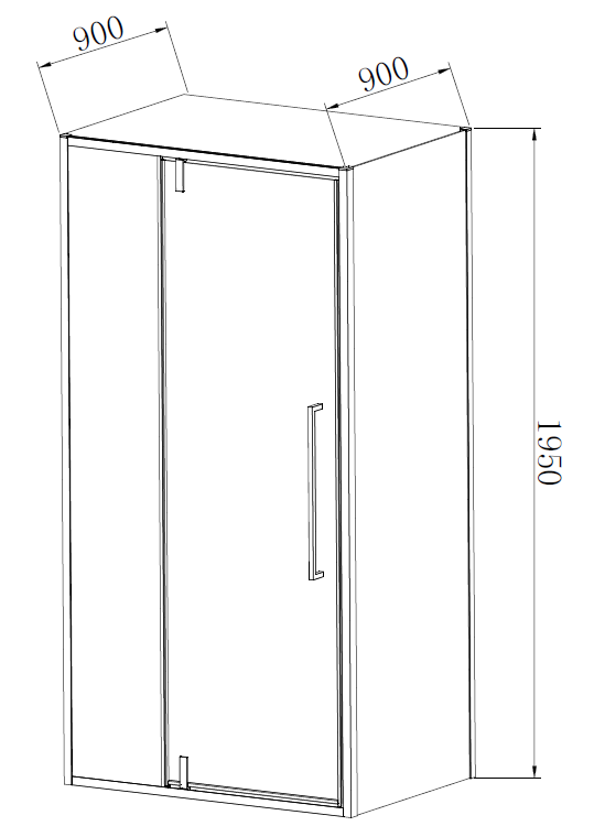 Душевой уголок Vincea Slim-N VSR-4SNP9012CLB 120x90 черный, прозрачный
