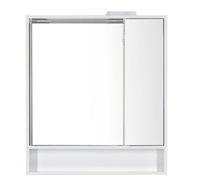 Зеркальный шкаф Aquanet Коста 76 см белый