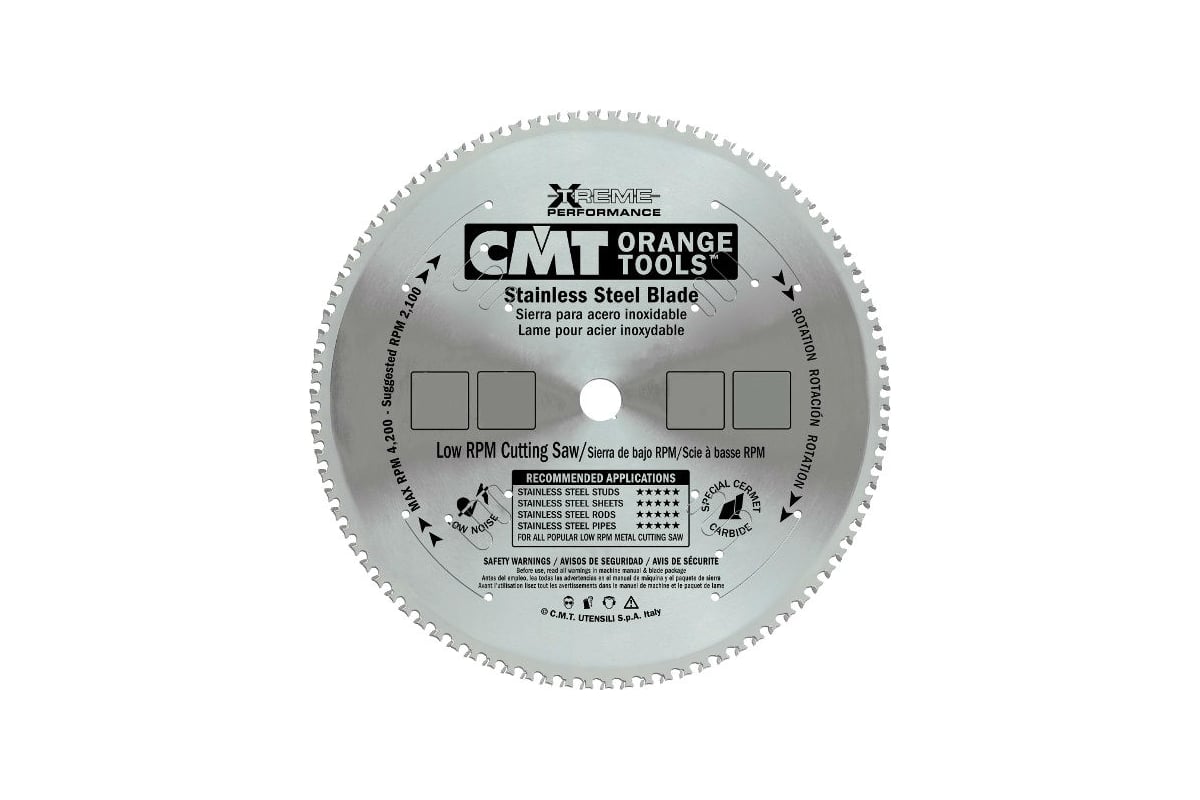 Диск пильный по нержавеющей стали (355X2.2/1.8X30 мм; Z90; FWF) CMT 226.590.14M
