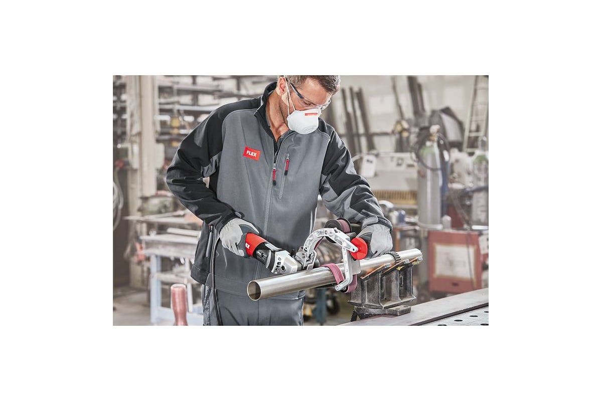 Ленточная шлифовальная машина для труб Flex TRINOX BRE 8-4 INOX Set 453463