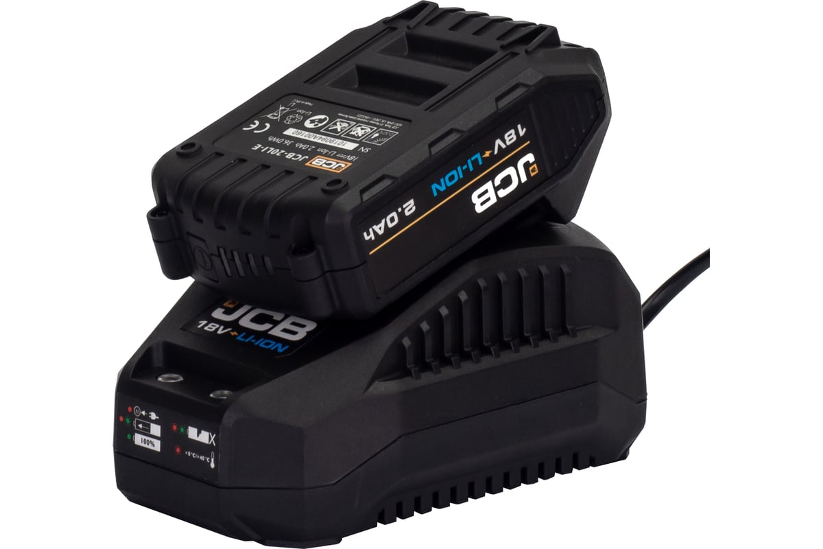 Многофункциональный инструмент JCB (-18MT-B-E) 18 V, 5000-15000 об/мин, ЗУ (-18VFC-E)2.4 A, аккум. батарея (-20LI-E) 2.0AH -18MT-2XB-E(57233) JCB-18MT-2XB-E(57233)