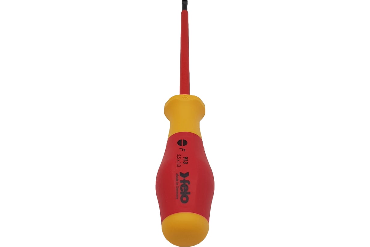 Диэлектрическая шлицевая отвертка Felo SL5,5 91305590