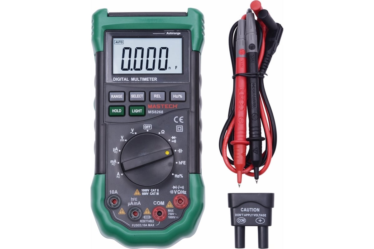 Цифровой автоматический мультиметр Mastech MS8268 00-00000267