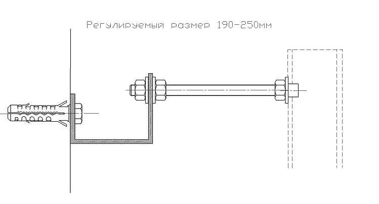 Комплект крепления для инсталляций Акватек KKI-0000001