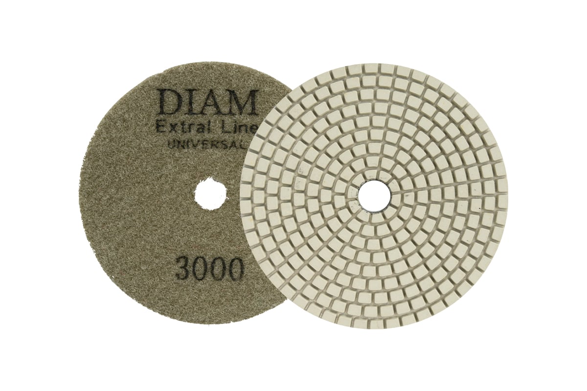 Круг алмазный гибкий шлифовальный Extra Line Universal №3000 (100х2.5 мм; сухая/мокрая) Diam 678