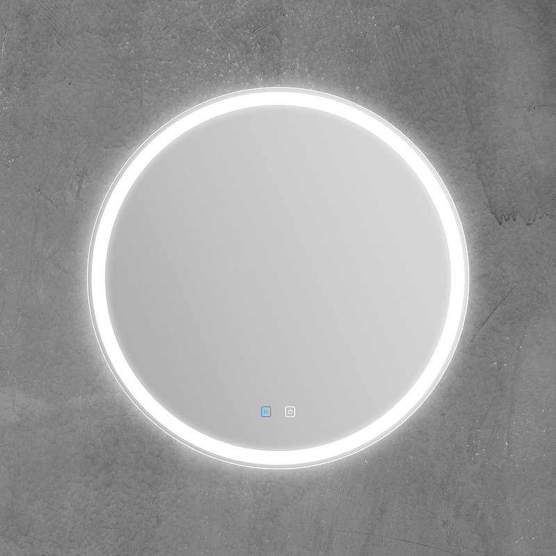 Зеркало BelBagno SPC-RNG-800-LED-TCH-SND 80x80 см с голос. управлением, антипар