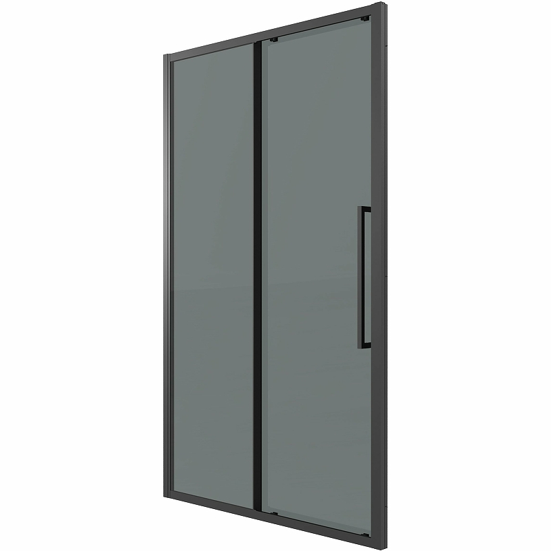 Душевая дверь Grossman Cosmo 100x195 тонированное, черный матовый 100.K33.02.100.21.10