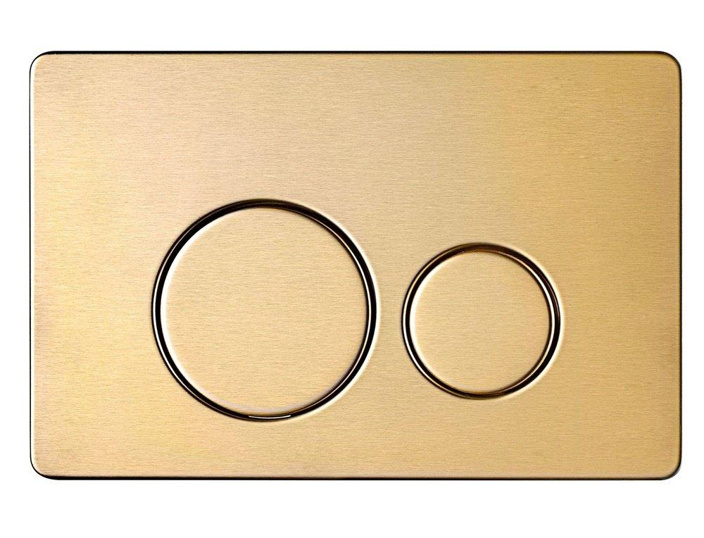 Кнопка смыва AQUAme AQM4111BG золото шлифованное Кнопка смыва AQUAme AQM4111BG золото шлифованное