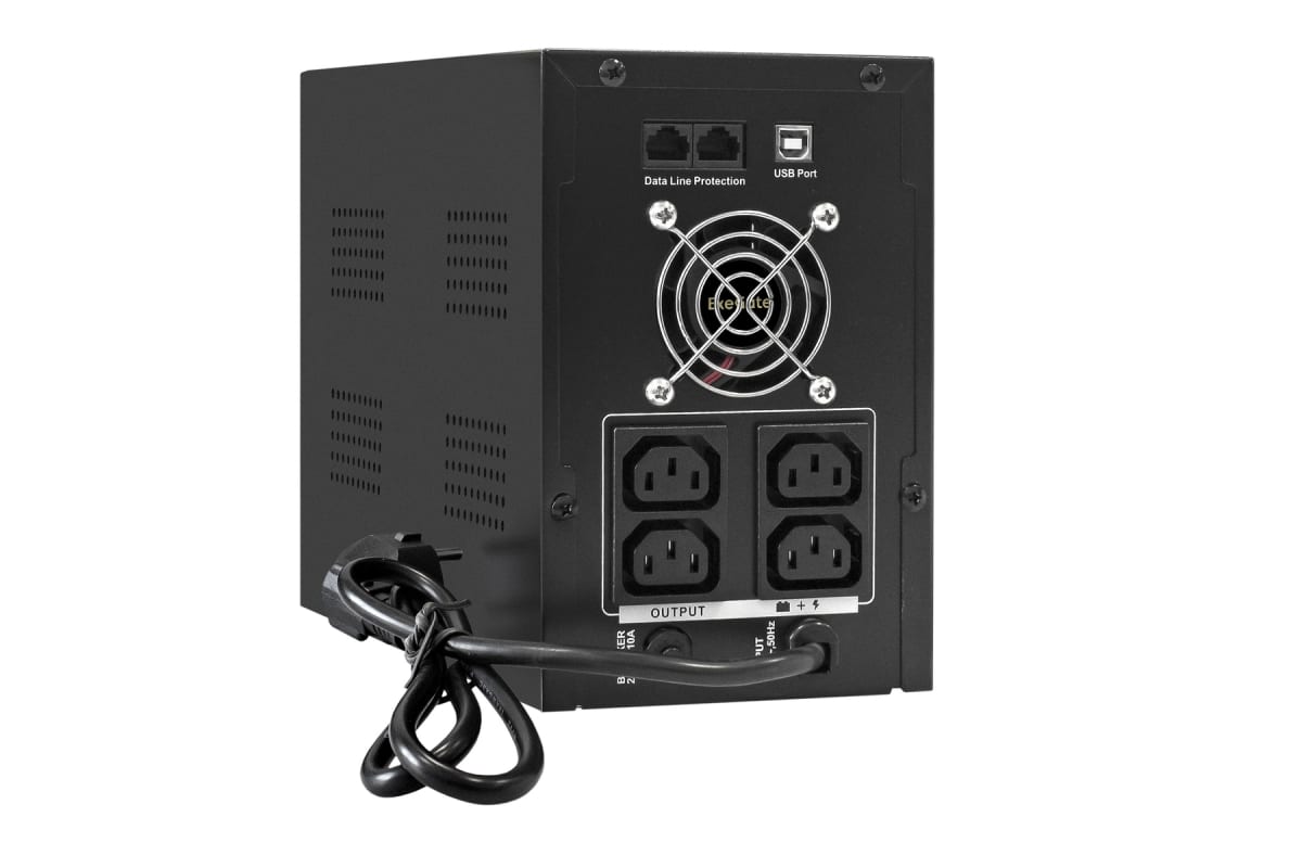 Источник бесперебойного питания Exegate SpecialPro Smart LLB-2C13.RJ.USB 2C13,RJ45 11,USB, металлический корпус, Black 292634