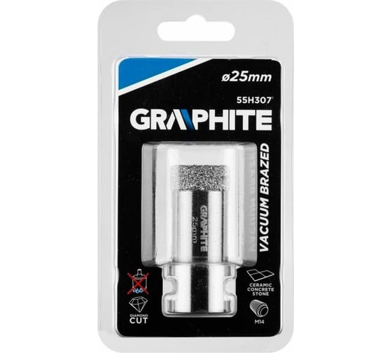Сверло корончатое (25 мм; M14) Graphite 55H307