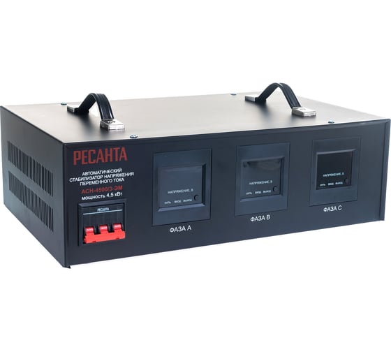 Трехфазный стабилизатор напряжения Ресанта АСН 4500/3 63/4/2