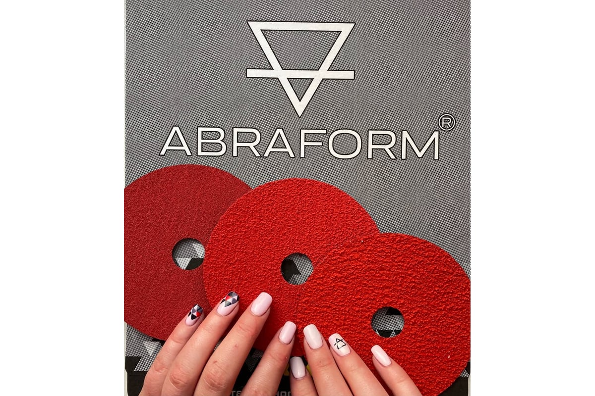Круг фибровый 115х22 мм, P60, керамика ABRAFORM AF-FBR-CRM-115-P60