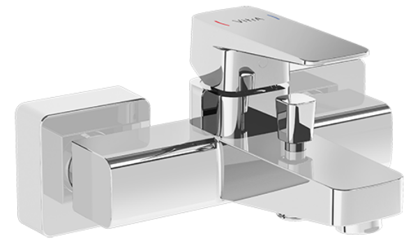 Смеситель для ванны Vitra Root Square A42737EXP хром