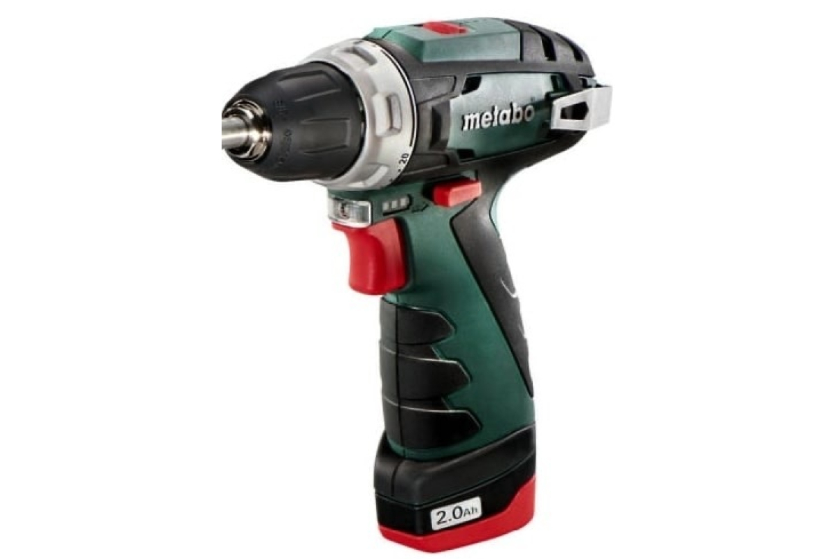 Аккумуляторная дрель-шуруповерт Metabo PowerMaxx BS 12 В, 2х2.0 600984000