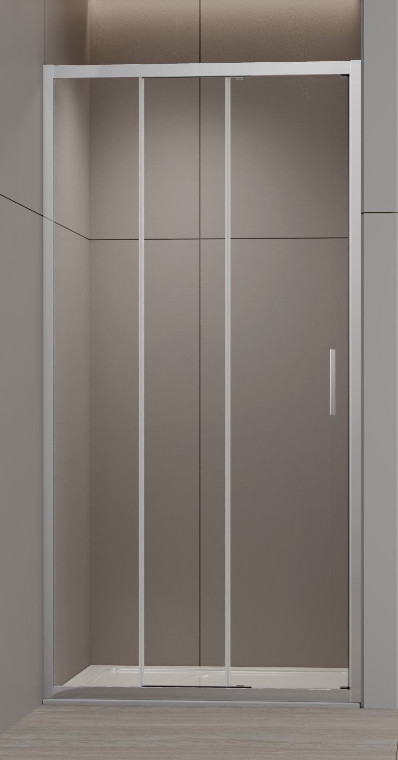 Душевая дверь Vincea Альфа (Alpha) VDS3-3AL900CL 90x195 хром, прозрачная