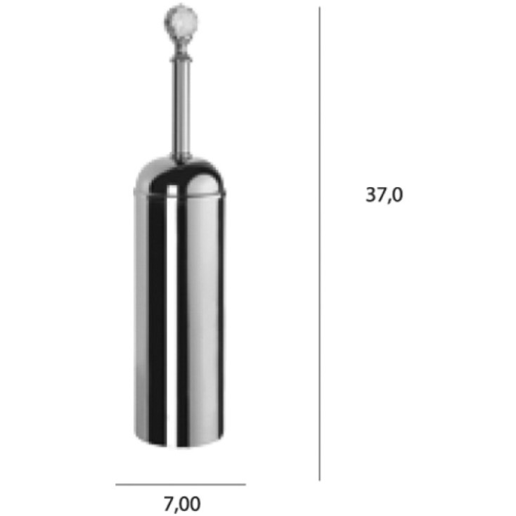 Ерш напольный TW Crystal TWCR020oro-new sw золото